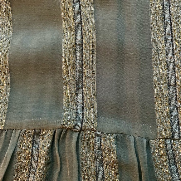 Anthropologie sparkly bohemian blouse - Picture 2 of 4